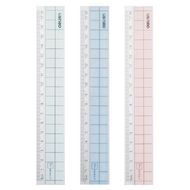 Линейка 18 см "Deli 6235" пласт., прозрачный, ассорти
