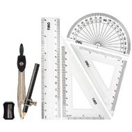 Набор для черчения "Deli EG30505" на 8 предметов, метал., ассорти