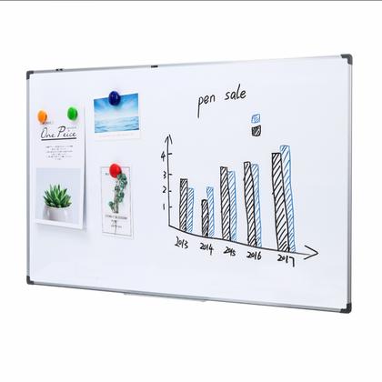 Доска 120*180 см, полимер, белый, в алюмин. профиле E39037A
