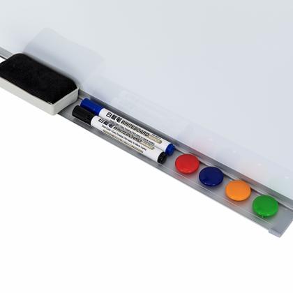 Доска 120*180 см, полимер, белый, в алюмин. профиле E39037A