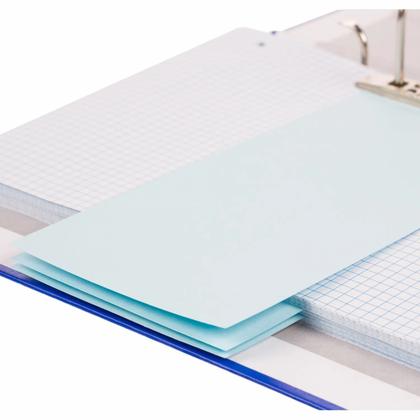 Разделитель д/документов "Комус" карт., 100 шт., б/маркир., зеленый