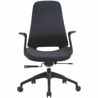 Кресло д/руководителя EVERPROF Bug ткань, черный, крестов. пластик