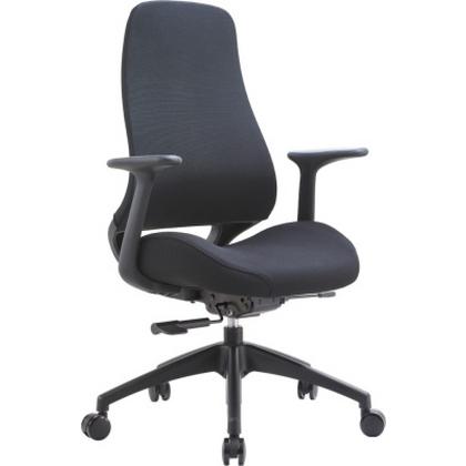 Кресло д/руководителя EVERPROF Bug ткань, черный, крестов. пластик