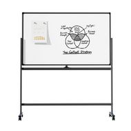 Доска 150*90 см, полимер, белый, поворотно-мобильн., в алюм. профиле, 50106