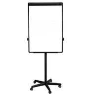 Флипчарт "EV130" 100*75 см, бел. полимер, на колесах, Deli