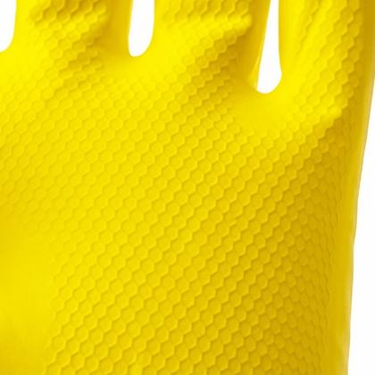 Перчатки латексные с х/б покрытием HQ Profiline р-р M желтый