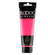 Краски акриловые "Blockx" 478 неоновый розовый, 120 мл., туба