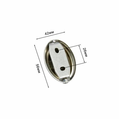 Крючок одинарный Solinne Classic 15011, хром