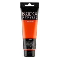 Краски акриловые "Blockx" 753 пиррол вермилион, 120 мл., туба