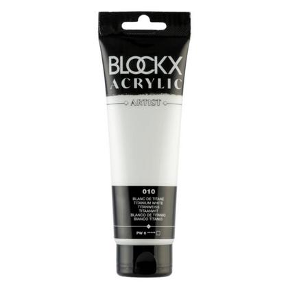 Краски акриловые "Blockx" 010 белила титановые, 120 мл., туба
