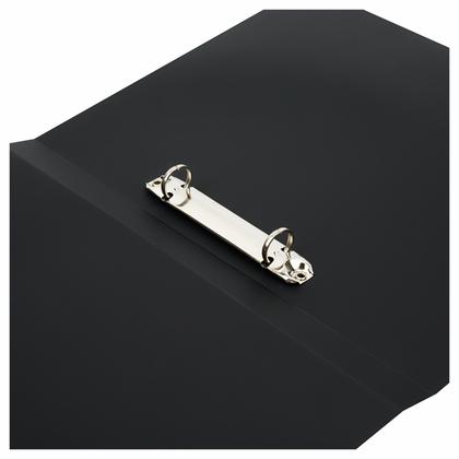 Папка на 2 кольца А4, 25 мм "Вита" OfficeSpace пласт., черный