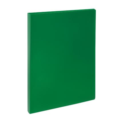 Папка на 2 кольца А4, 25 мм "СТАММ" пласт., зеленый