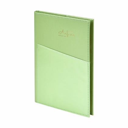 Блокнот А5 148*210 мм, 80 л., тонир., лин. "3223-10" тверд. обл. PVC, бежевый