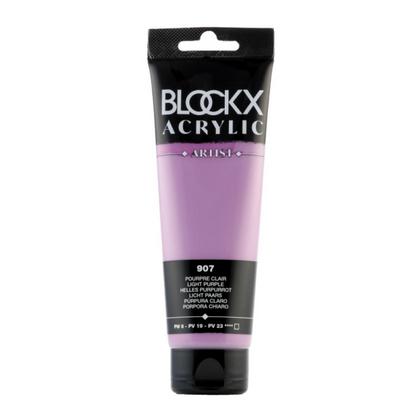 Краски акриловые "Blockx" 907 пурпурный светлый, 120 мл., туба