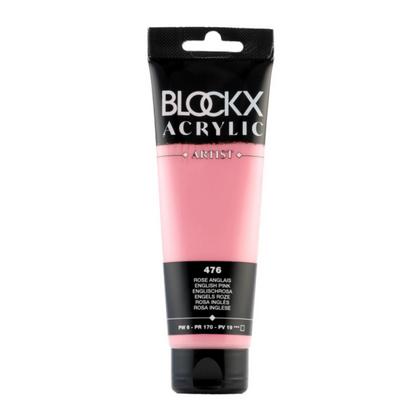 Краски акриловые "Blockx" 476 английская розовая, 120 мл., туба