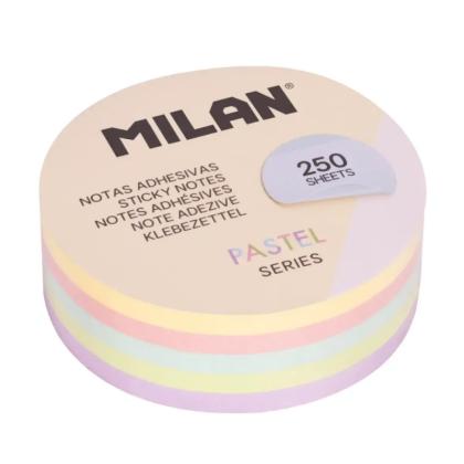 Бумага д/з на кл. осн. "Milan" 250 л., ассорти пастель