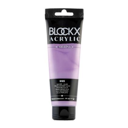 Краски акриловые "Blockx" 995 жемчужный лиловый, 120 мл., туба