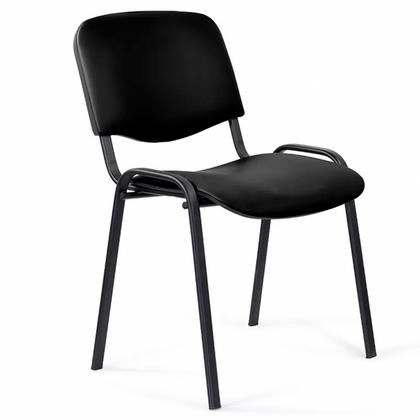 Стул д/посетителей ИЗО BL экокожа, черный V-4