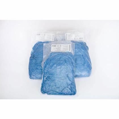 Бахилы стандарт, цв.синий, 20 мкм, 2,5 г, ПНД, 50 пар/упак