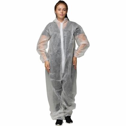 Комбинезон одноразовый "Каспер", цв.белый, 30 г/м2, размер 3ХL, 5шт/упак