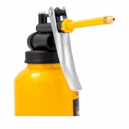 Масленка "Deli" 180 мл., метал., желтый, медный носик