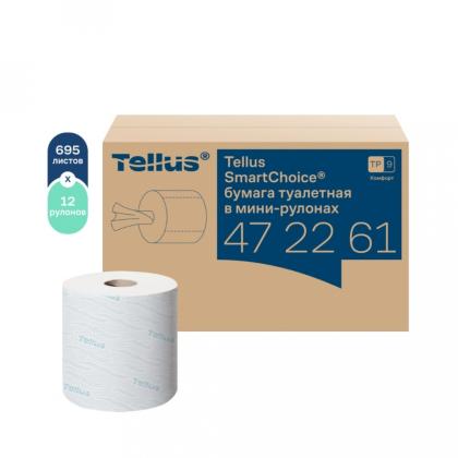 Бумага туалетная  Tellus Комфорт TP9 SmartChoice в мини-рулонах 118,2м, 2-сл.