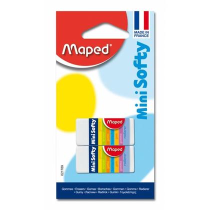 Ластик "Softy" 2 шт., белый, блистер