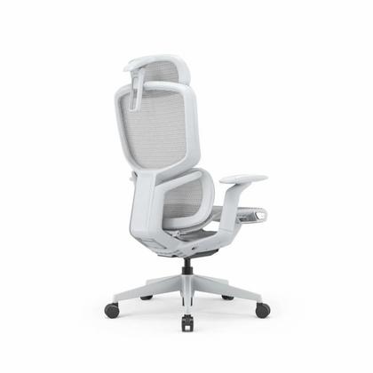 Кресло д/руководителя SitZone E-JX-001А сетка, черный, крестов. пластик, регулир. подголов., регулир. подлокотн., слайдер