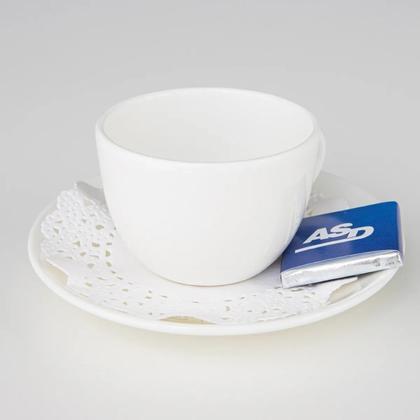 Салфетки бумажные ажурные d=12 см AVIORA, цв.белый, 250 шт