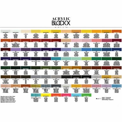 Краски акриловые "Blockx. Primaries" набор, 5 цв., 120 мл.