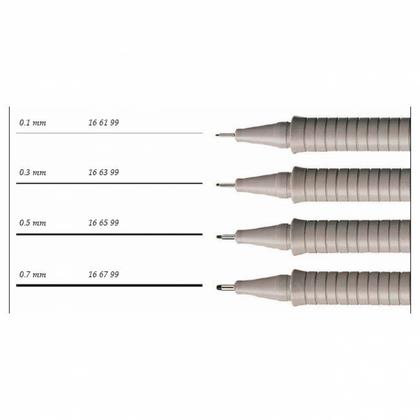Ручка-лайнер "ECCO Pigment" черный 0.5 мм