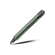 Нож строительный Deli HS EHT4009L 9 мм, Soft Touch, зеленый