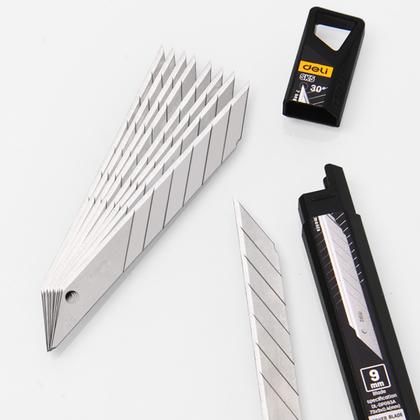 Лезвие для стр. ножа "Deli SK5" 9 мм, 10 шт.