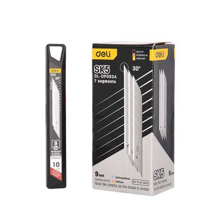 Лезвие для стр. ножа "Deli SK5" 9 мм, 10 шт.