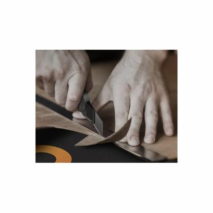 Нож строительный Deli HS HT4018C 18мм, Soft Touch, оранжевый