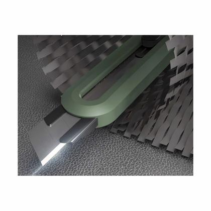 Нож строительный Deli HS EHT4018L 18 мм, Soft Touch, зеленый