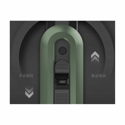 Нож строительный Deli HS EHT4018L 18 мм, Soft Touch, зеленый