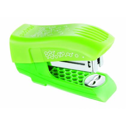 Скобосшиватель 15 л. "Greenlogic Pocket №10" + скоба, серебристый, блистер