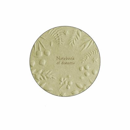 Блокнот А5 146*214 мм, 80 л., лин. "Botany Fl. Mallorca" спираль сбоку, обл. тисн. карт., зеленый