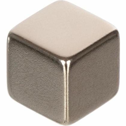 Кнопки магнитн. "Куб" 10*10 мм, 4 шт., д/досок, серебристый