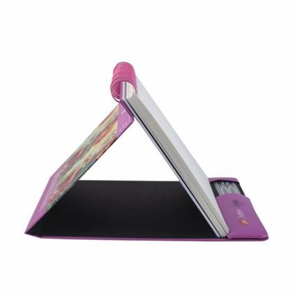 Скетчбук для акварели "Ладога" 17,5*25 см, 300 г/м2, 20 л., синий, настольный, среднее зерно