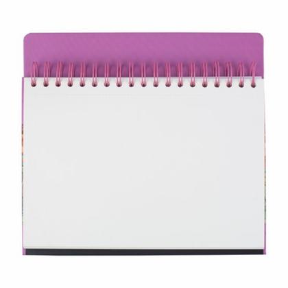 Скетчбук для акварели "Ладога" 17,5*25 см, 300 г/м2, 20 л., розовый, настольный, среднее зерно