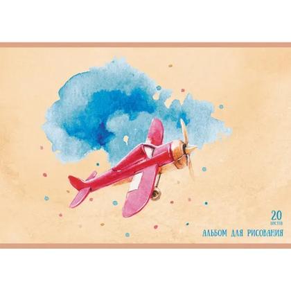 Альбом д/рисования A4 20 л. "Полет фантазии" на скобе