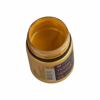 Краска акриловая по ткани перламутровая "Декола" 104 белая, 50 мл., банка