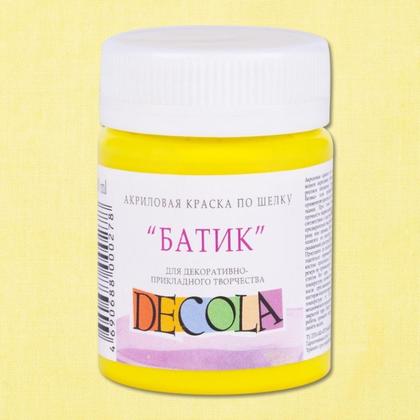 Краска акриловая по шелку перламутровая "Декола" 319 карминовая, 50 мл., банка