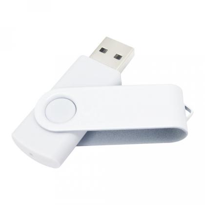 Карта памяти USB Flash 2.0 16 Gb VDF-008 ColorClip, пластик, метал, белый