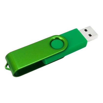 Карта памяти USB Flash 2.0 16 Gb VDF-008 ColorClip, пластик, метал, зеленый 347 C