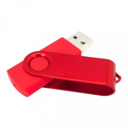 Карта памяти USB Flash 2.0 16 Gb VDF-008 ColorClip, пластик, метал, красный 1805 C