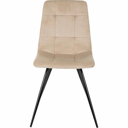 Стул Бюрократ CH-K1_4 ткань, синий, каркас металл, корпус черный, комплект 4шт