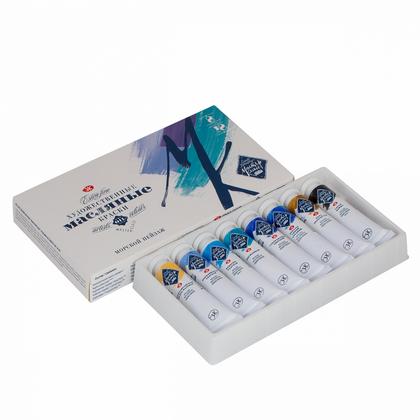 Краски масляные "Мастер Класс морской пейзаж" набор 8 цв., 18 мл., тубы